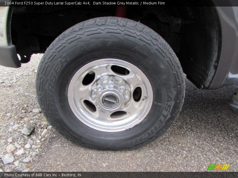 Dark Shadow Grey Metallic / Medium Flint 2004 Ford F250 Super Duty Lariat SuperCab 4x4