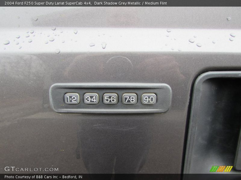 Dark Shadow Grey Metallic / Medium Flint 2004 Ford F250 Super Duty Lariat SuperCab 4x4