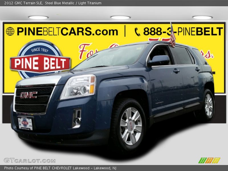 Steel Blue Metallic / Light Titanium 2012 GMC Terrain SLE