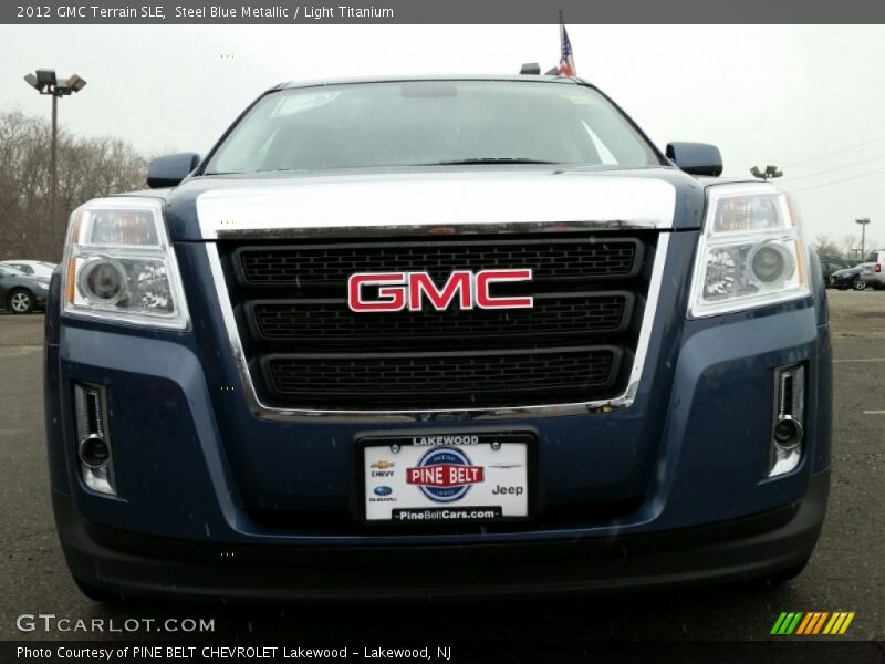 Steel Blue Metallic / Light Titanium 2012 GMC Terrain SLE