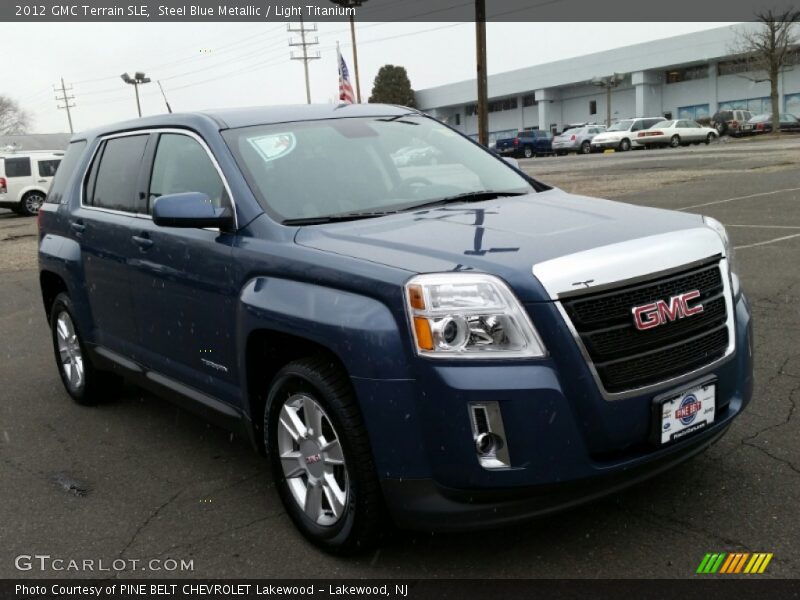 Steel Blue Metallic / Light Titanium 2012 GMC Terrain SLE
