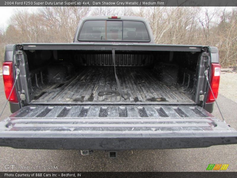Dark Shadow Grey Metallic / Medium Flint 2004 Ford F250 Super Duty Lariat SuperCab 4x4