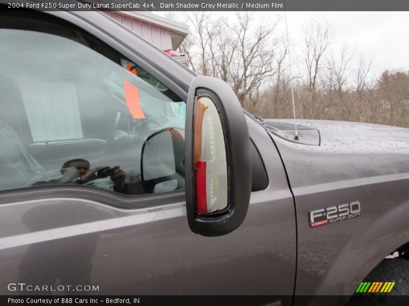 Dark Shadow Grey Metallic / Medium Flint 2004 Ford F250 Super Duty Lariat SuperCab 4x4