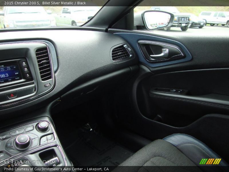 Billet Silver Metallic / Black 2015 Chrysler 200 S