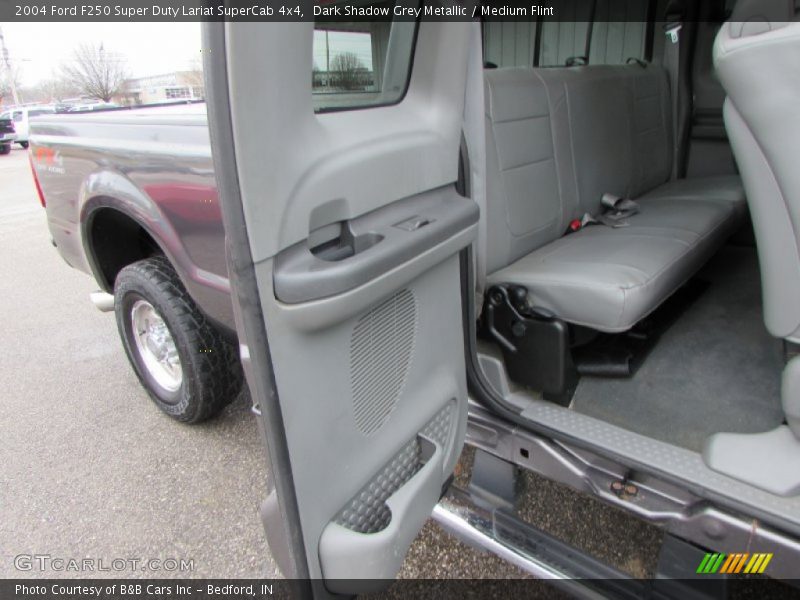 Dark Shadow Grey Metallic / Medium Flint 2004 Ford F250 Super Duty Lariat SuperCab 4x4