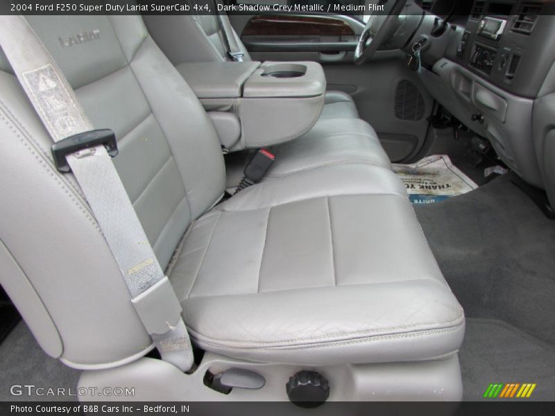 Dark Shadow Grey Metallic / Medium Flint 2004 Ford F250 Super Duty Lariat SuperCab 4x4