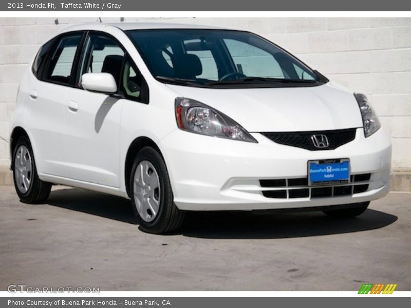 Taffeta White / Gray 2013 Honda Fit