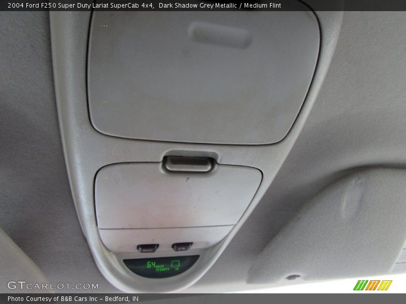 Dark Shadow Grey Metallic / Medium Flint 2004 Ford F250 Super Duty Lariat SuperCab 4x4