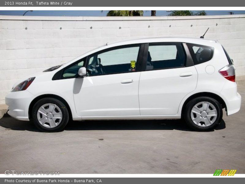 Taffeta White / Gray 2013 Honda Fit