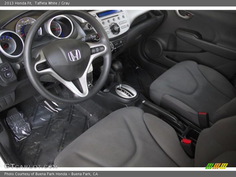 Taffeta White / Gray 2013 Honda Fit