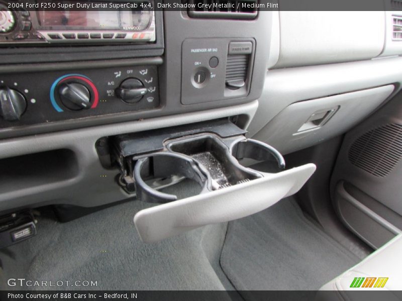 Dark Shadow Grey Metallic / Medium Flint 2004 Ford F250 Super Duty Lariat SuperCab 4x4