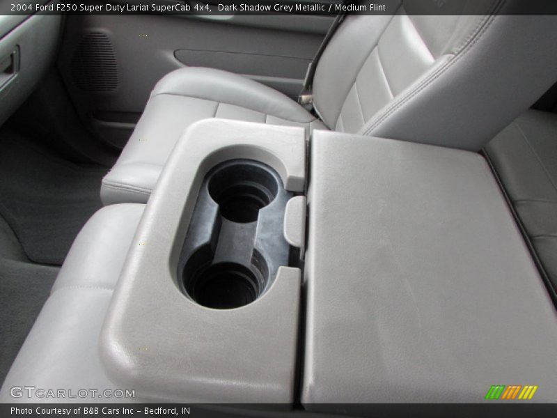 Dark Shadow Grey Metallic / Medium Flint 2004 Ford F250 Super Duty Lariat SuperCab 4x4