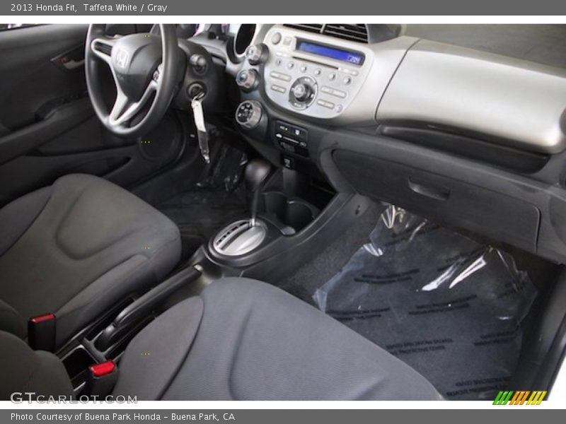 Taffeta White / Gray 2013 Honda Fit