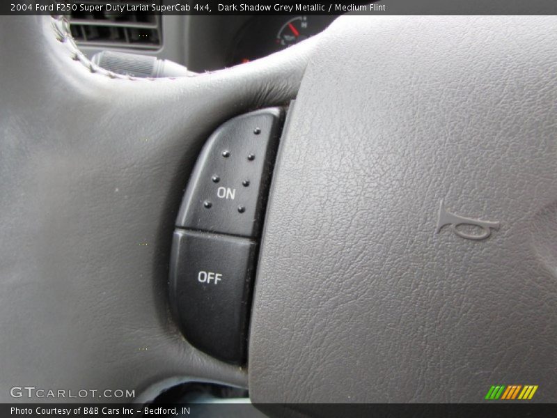 Dark Shadow Grey Metallic / Medium Flint 2004 Ford F250 Super Duty Lariat SuperCab 4x4