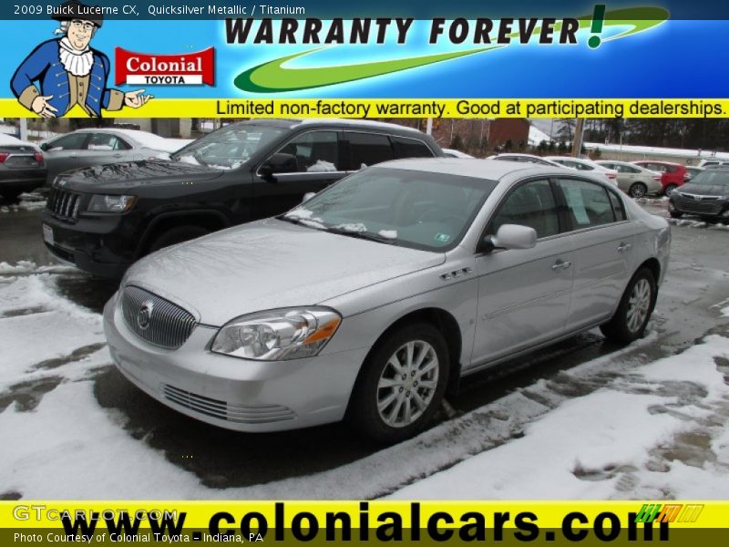 Quicksilver Metallic / Titanium 2009 Buick Lucerne CX