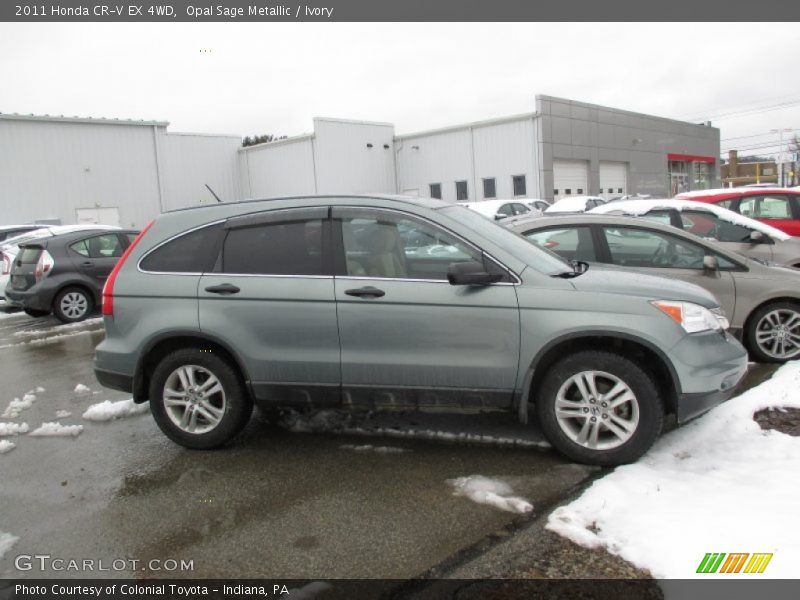 Opal Sage Metallic / Ivory 2011 Honda CR-V EX 4WD