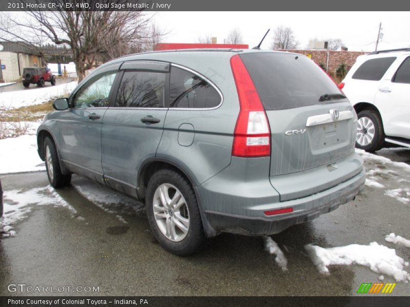 Opal Sage Metallic / Ivory 2011 Honda CR-V EX 4WD