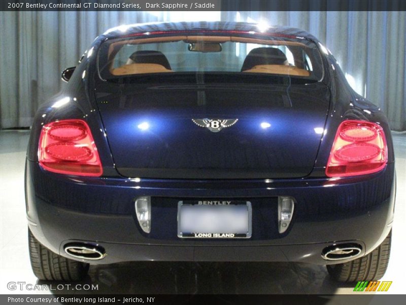 Dark Sapphire / Saddle 2007 Bentley Continental GT Diamond Series