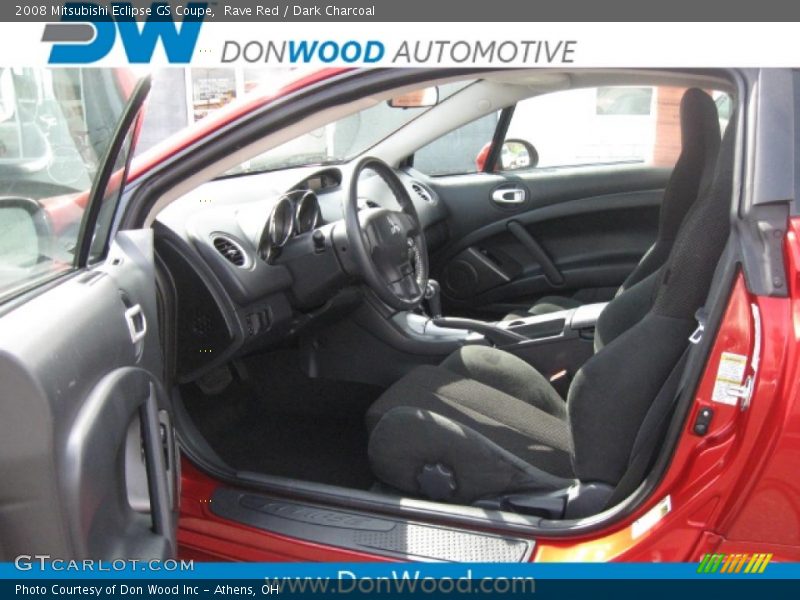 Rave Red / Dark Charcoal 2008 Mitsubishi Eclipse GS Coupe