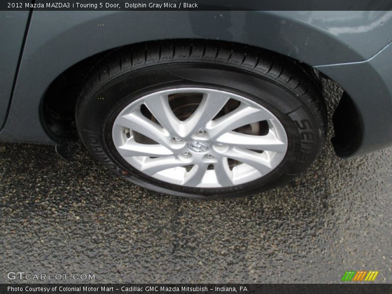 Dolphin Gray Mica / Black 2012 Mazda MAZDA3 i Touring 5 Door