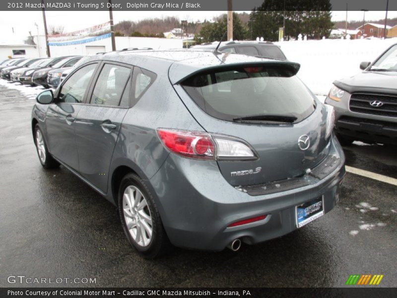 Dolphin Gray Mica / Black 2012 Mazda MAZDA3 i Touring 5 Door