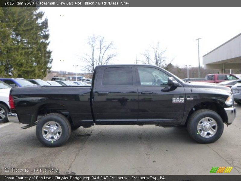 Black / Black/Diesel Gray 2015 Ram 2500 Tradesman Crew Cab 4x4