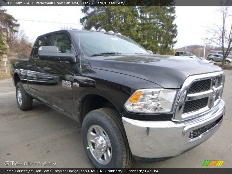 Black / Black/Diesel Gray 2015 Ram 2500 Tradesman Crew Cab 4x4