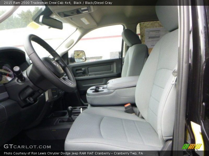 Black / Black/Diesel Gray 2015 Ram 2500 Tradesman Crew Cab 4x4