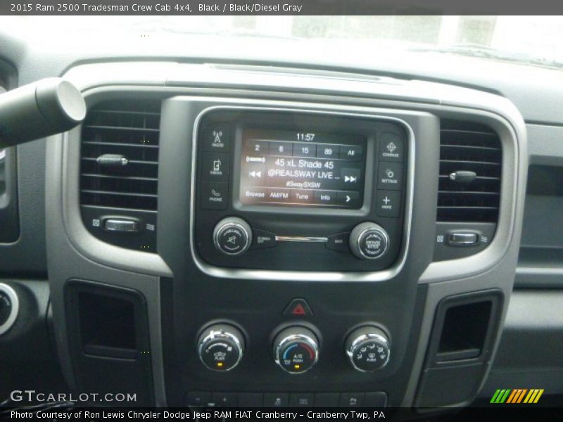 Black / Black/Diesel Gray 2015 Ram 2500 Tradesman Crew Cab 4x4