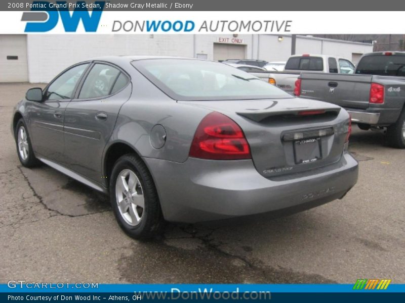 Shadow Gray Metallic / Ebony 2008 Pontiac Grand Prix Sedan
