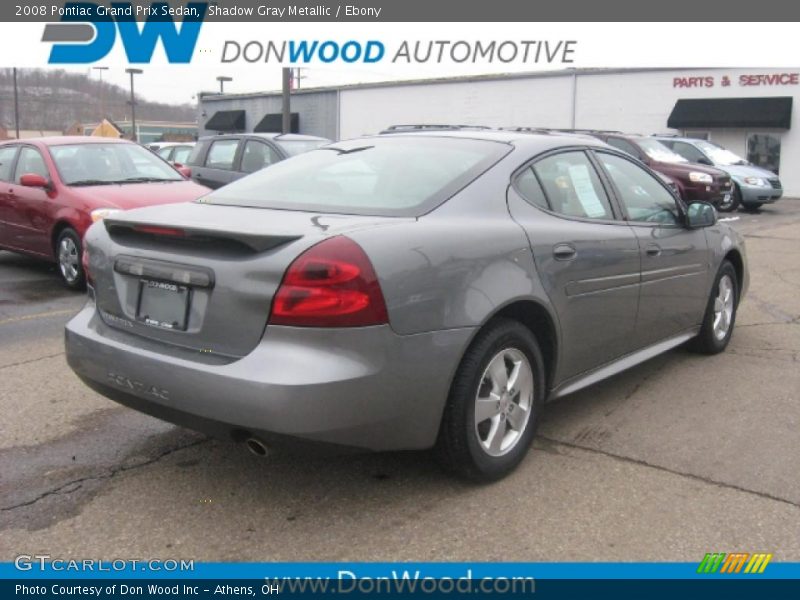 Shadow Gray Metallic / Ebony 2008 Pontiac Grand Prix Sedan