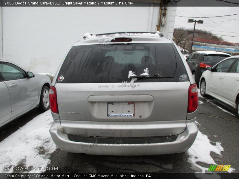 Bright Silver Metallic / Medium Slate Gray 2005 Dodge Grand Caravan SE