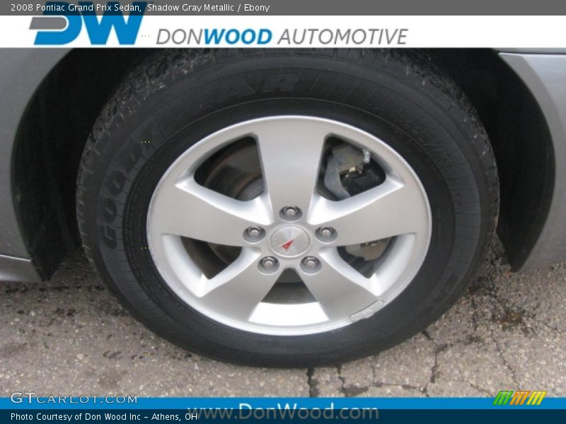 Shadow Gray Metallic / Ebony 2008 Pontiac Grand Prix Sedan