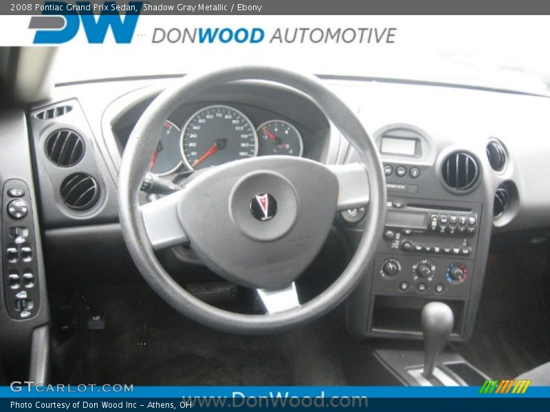Shadow Gray Metallic / Ebony 2008 Pontiac Grand Prix Sedan