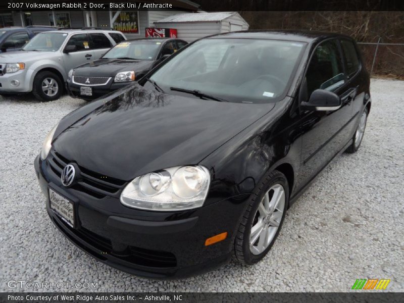 Black Uni / Anthracite 2007 Volkswagen Rabbit 2 Door