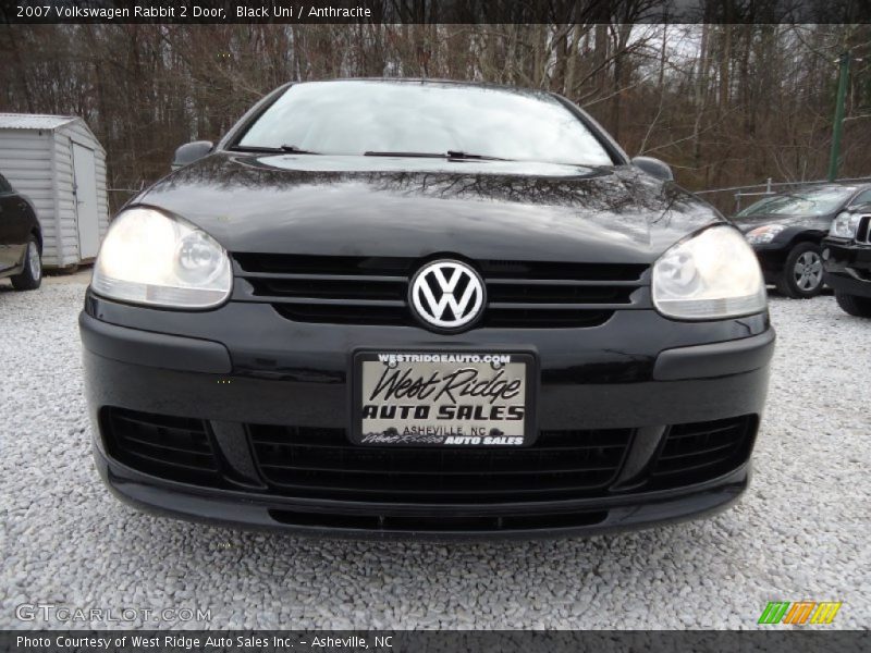 Black Uni / Anthracite 2007 Volkswagen Rabbit 2 Door