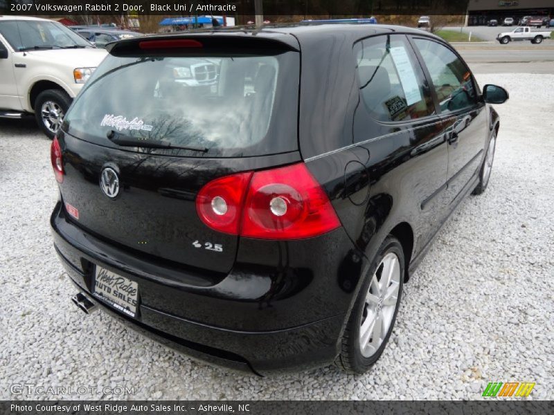 Black Uni / Anthracite 2007 Volkswagen Rabbit 2 Door