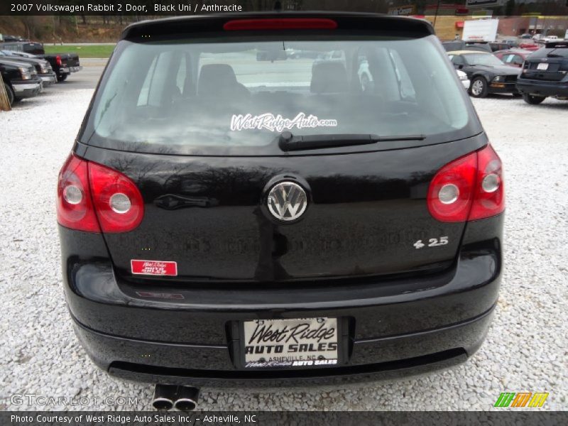 Black Uni / Anthracite 2007 Volkswagen Rabbit 2 Door