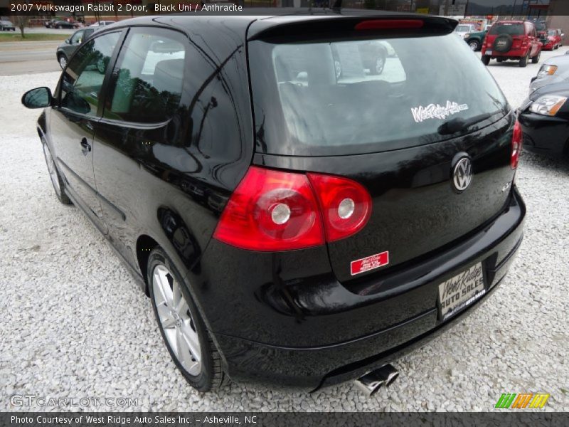 Black Uni / Anthracite 2007 Volkswagen Rabbit 2 Door