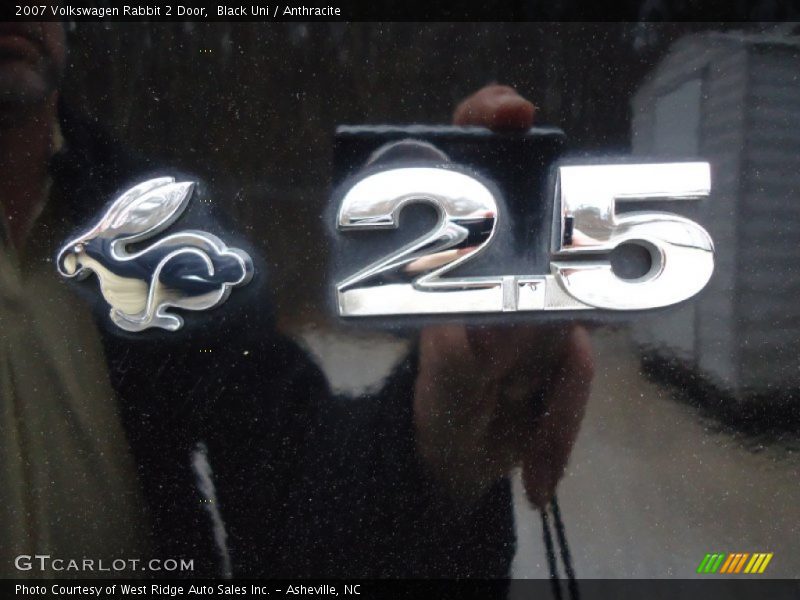 Black Uni / Anthracite 2007 Volkswagen Rabbit 2 Door