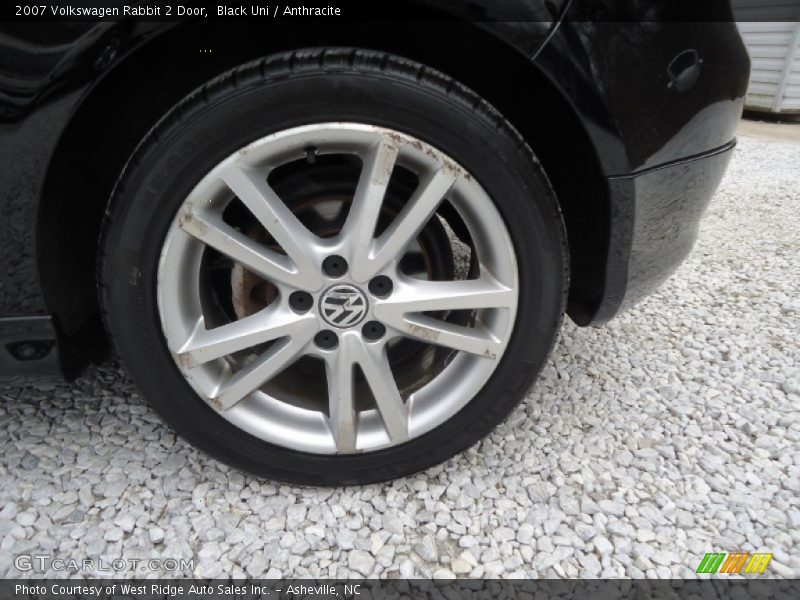 Black Uni / Anthracite 2007 Volkswagen Rabbit 2 Door