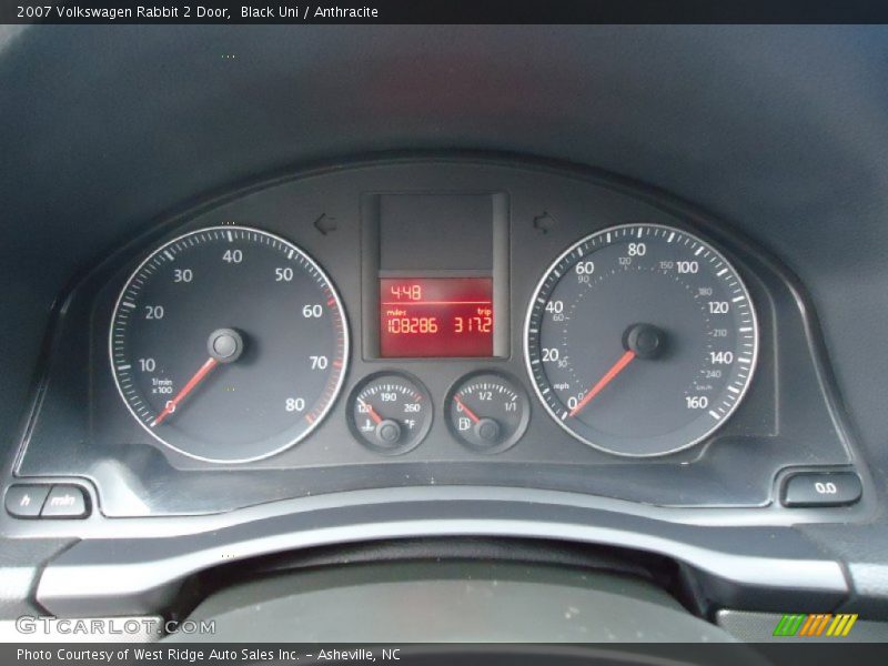 Black Uni / Anthracite 2007 Volkswagen Rabbit 2 Door