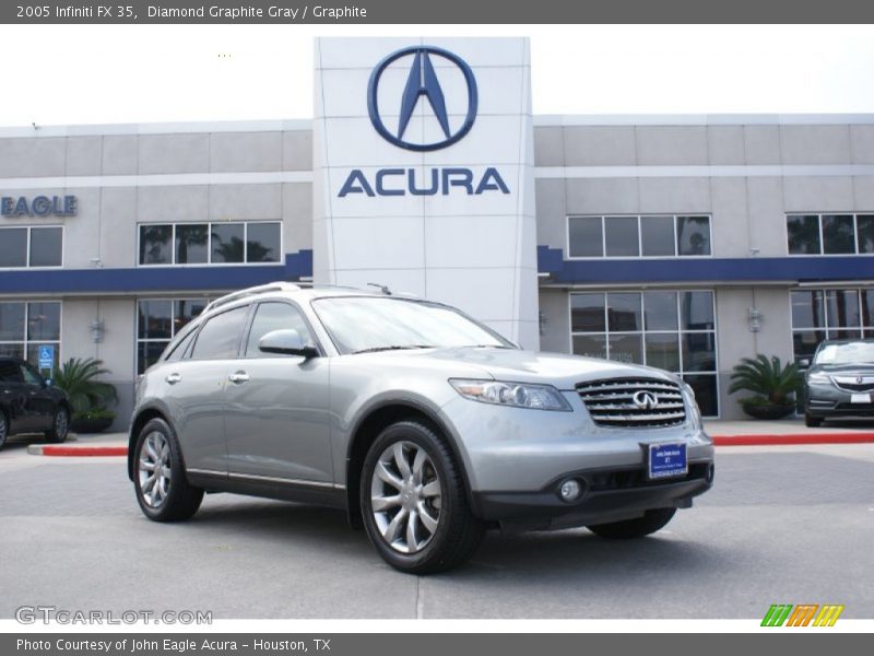 Diamond Graphite Gray / Graphite 2005 Infiniti FX 35