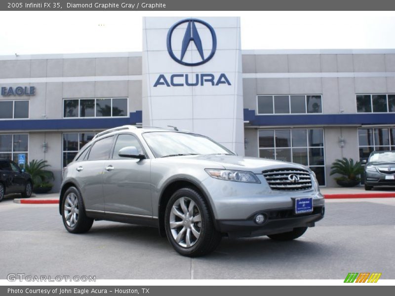 Diamond Graphite Gray / Graphite 2005 Infiniti FX 35
