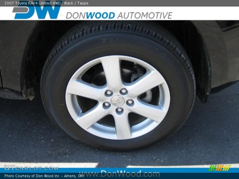 Black / Taupe 2007 Toyota RAV4 Limited 4WD
