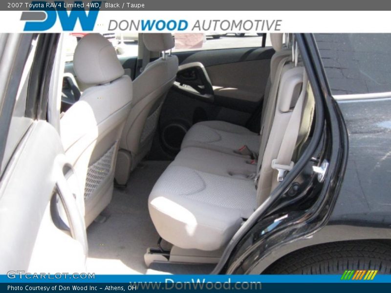 Black / Taupe 2007 Toyota RAV4 Limited 4WD