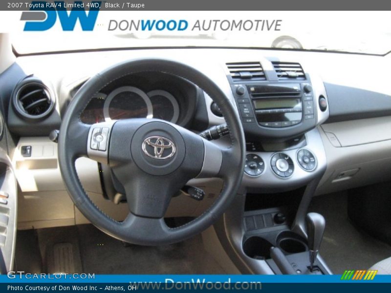 Black / Taupe 2007 Toyota RAV4 Limited 4WD