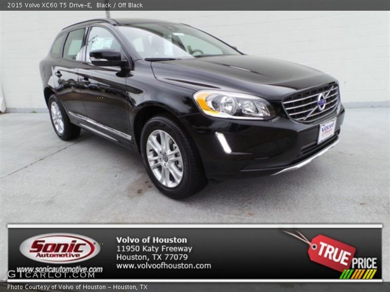 Black / Off Black 2015 Volvo XC60 T5 Drive-E