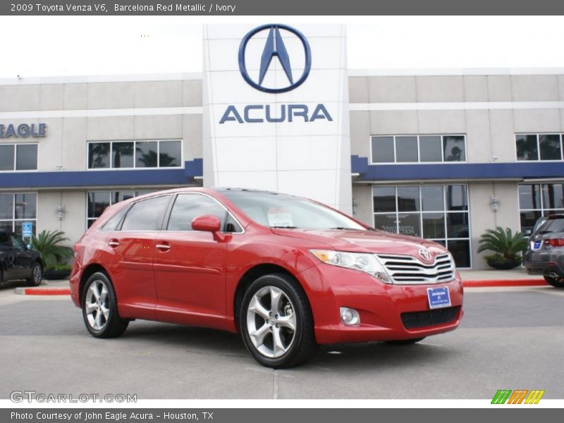 Barcelona Red Metallic / Ivory 2009 Toyota Venza V6