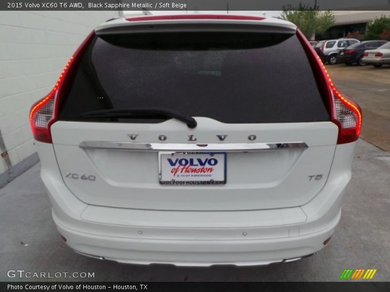 Black Sapphire Metallic / Soft Beige 2015 Volvo XC60 T6 AWD
